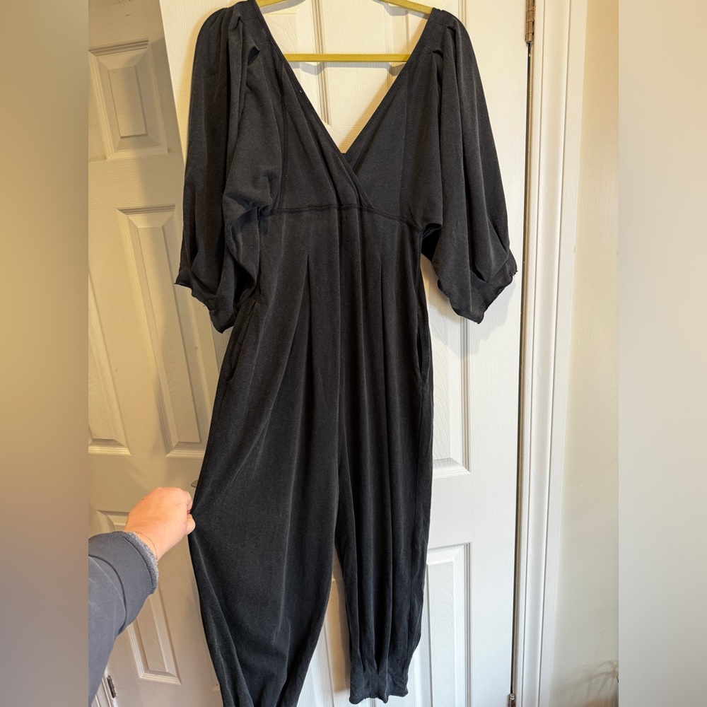 Intimately Free People Lotta Love Black Jumpsuit Size Extra Small EUC ๐ค - Picture 5 of 12